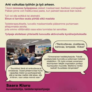 Taideterapeuttinen voimapaikka harjoitus ™Saara Kiuru